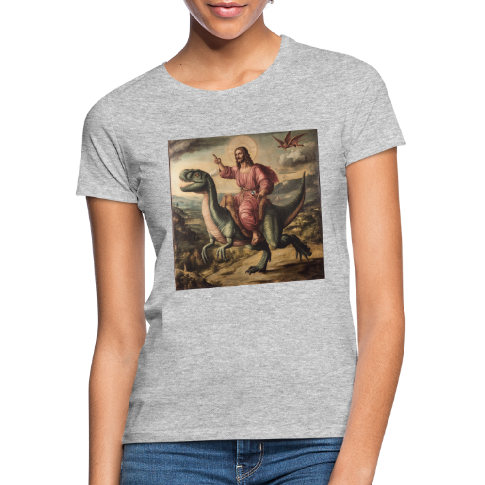 Ritten genom Tiden, T-shirt dam - gråmelerad