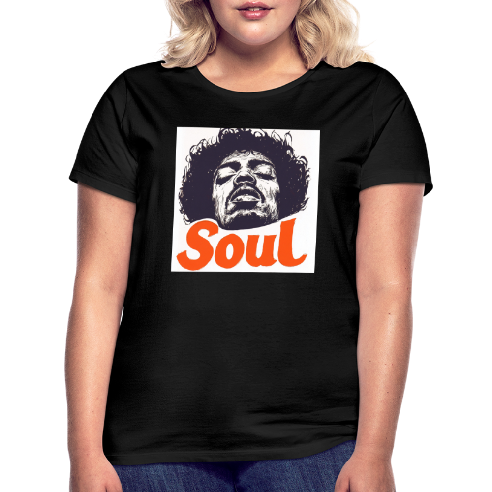 Soul, T-shirt dam - svart