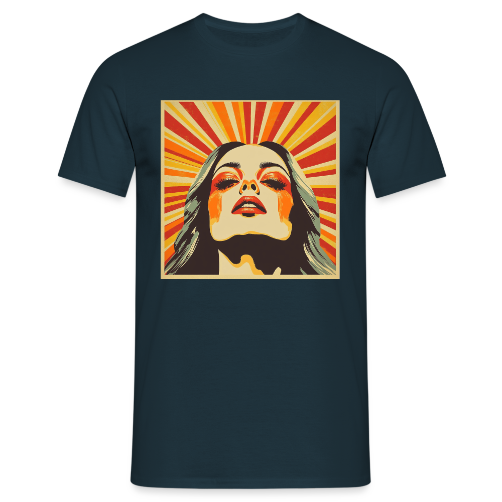 Dagens Första Strålar, T-shirt herr - marinblå