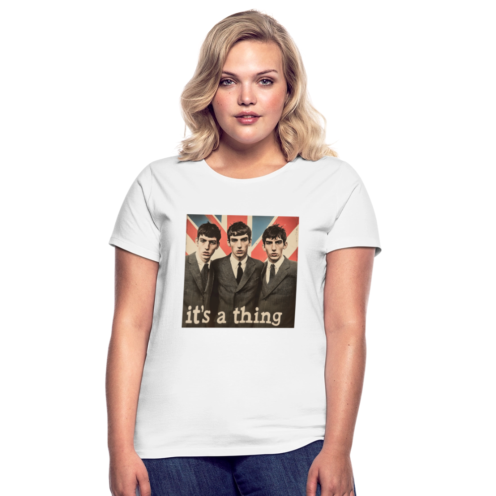 British, Bold & Unapologetic, T-shirt dam - vit