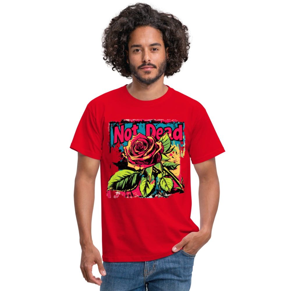 Den Eviga Rosen, T-shirt herr - röd