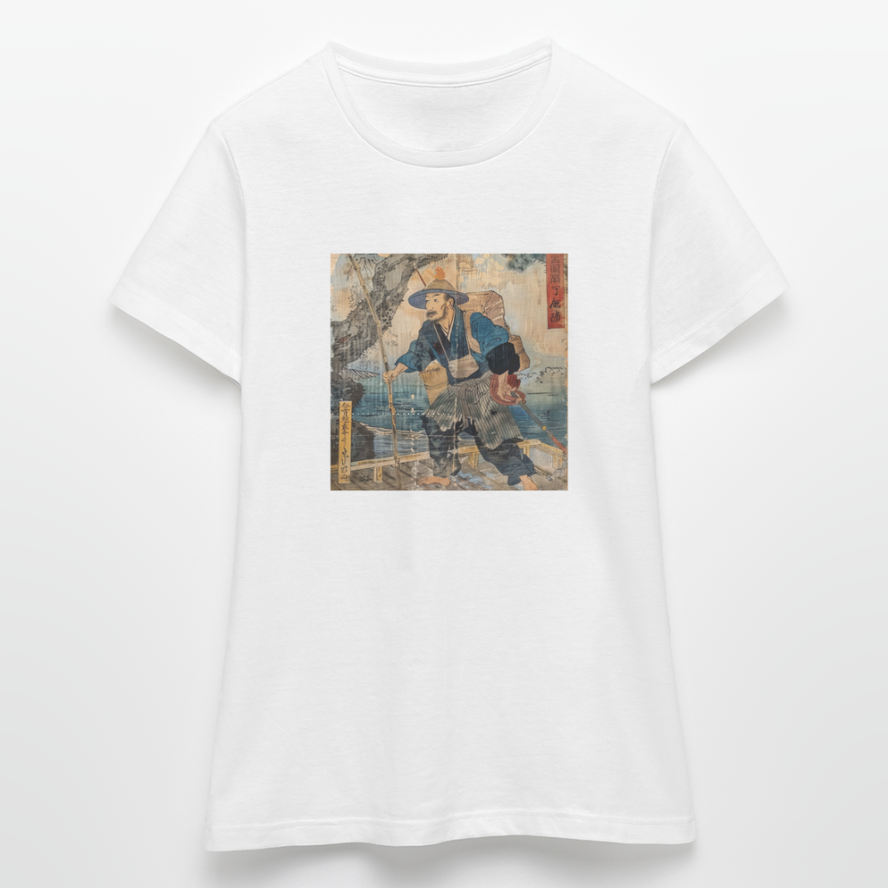 Fiskaren som bytte karriär, T-shirt dam - vit