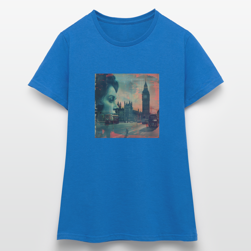 The Beat of London, T-shirt dam - royalblå