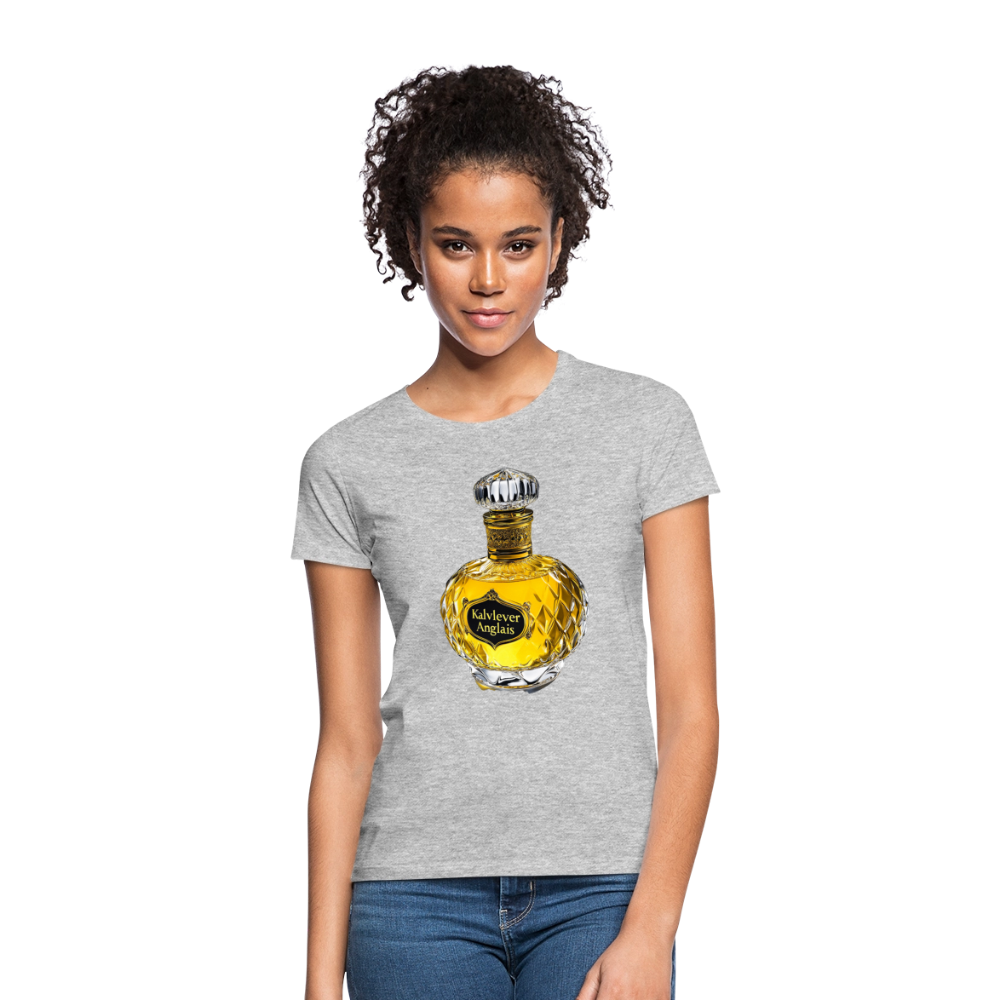 Eau de Perfume, T-shirt dam - gråmelerad