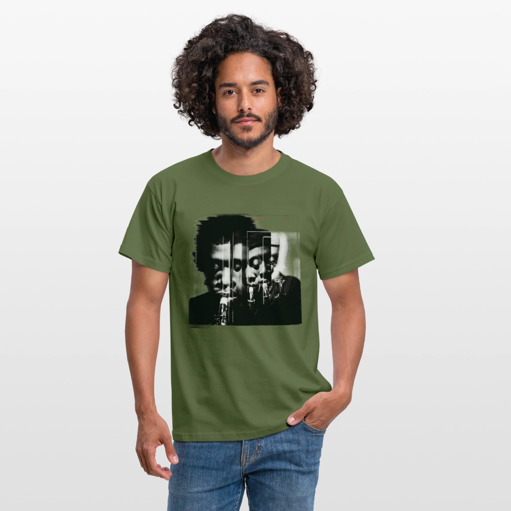 Between Breaths, T-shirt herr - Militärgrön