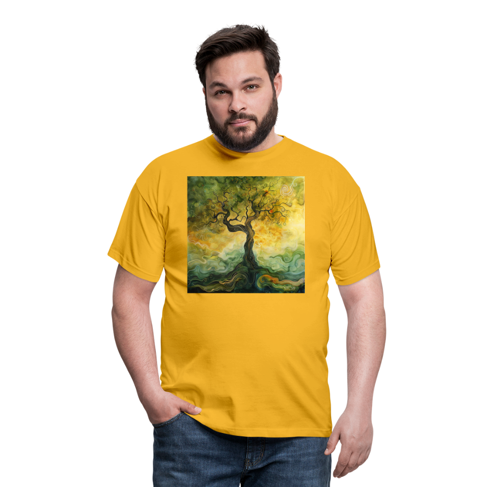 Trädets visdom, T-shirt herr - gul