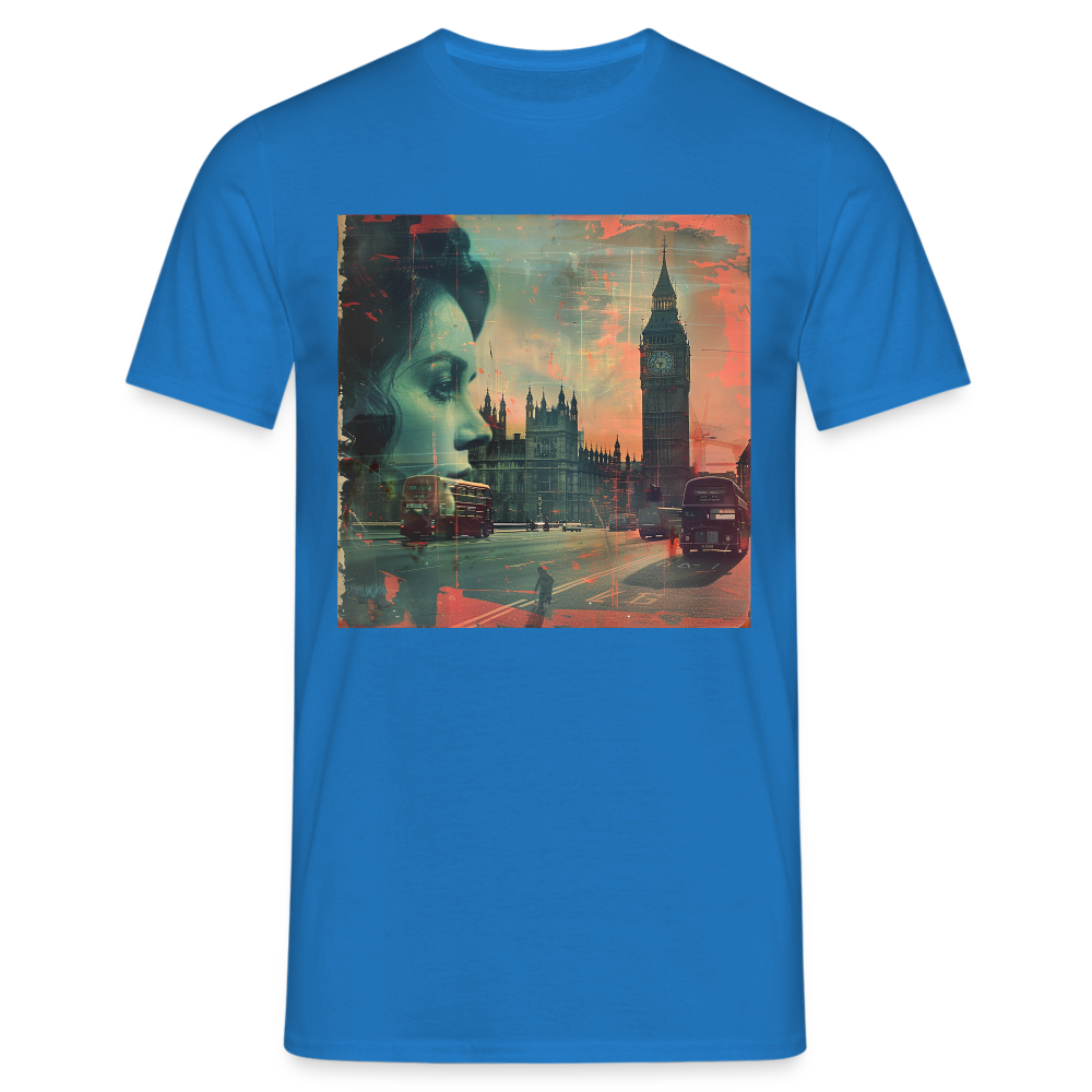 The Beat of London, T-shirt herr - kungsblå