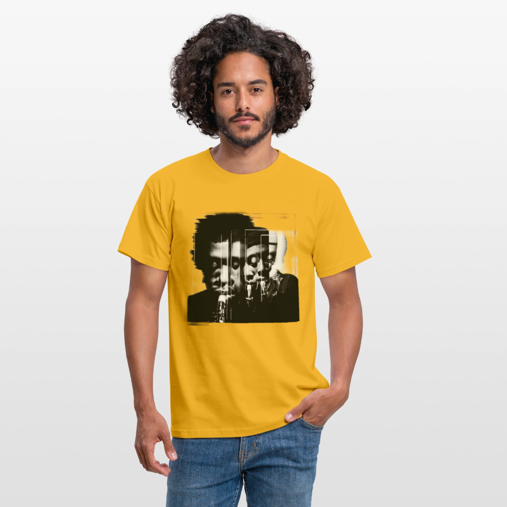 Between Breaths, T-shirt herr - gul
