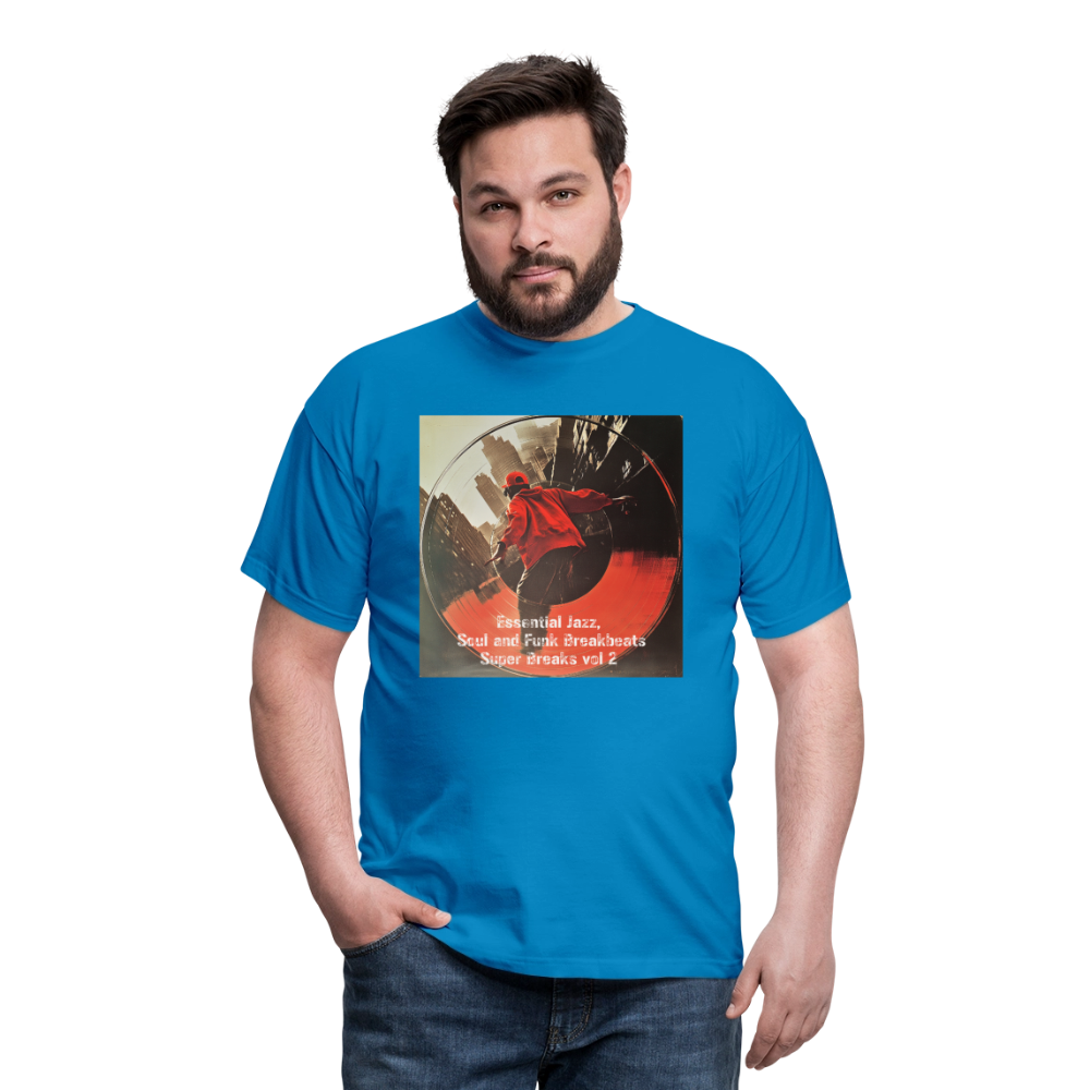 Super Breaks vol 2, T-shirt herr - kungsblå