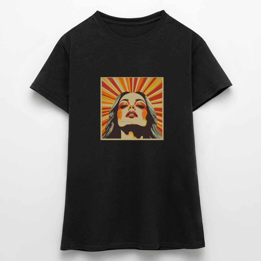 Sun Girl, T-shirt dam - svart