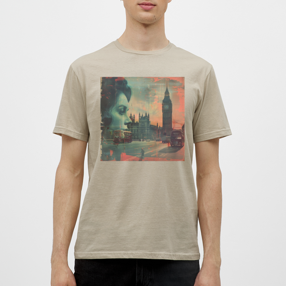 The Beat of London, T-shirt herr - sandbeige