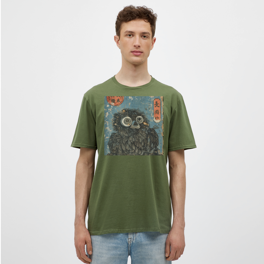 Denimiko, T-shirt herr - Militärgrön