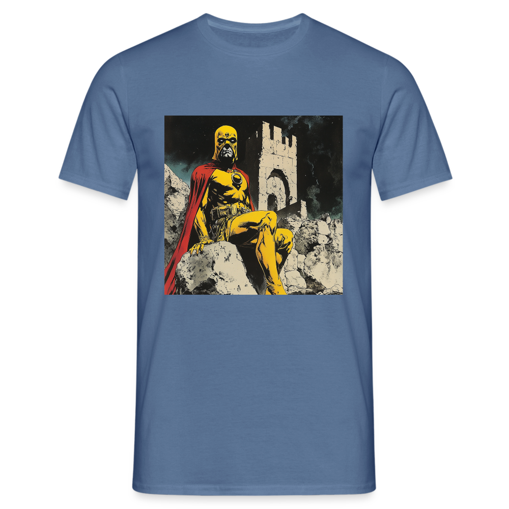 Orkalon, T-shirt herr - duvblå