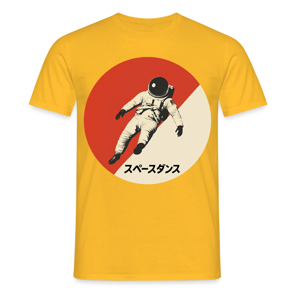 Space Dance, T-shirt unisex - gul
