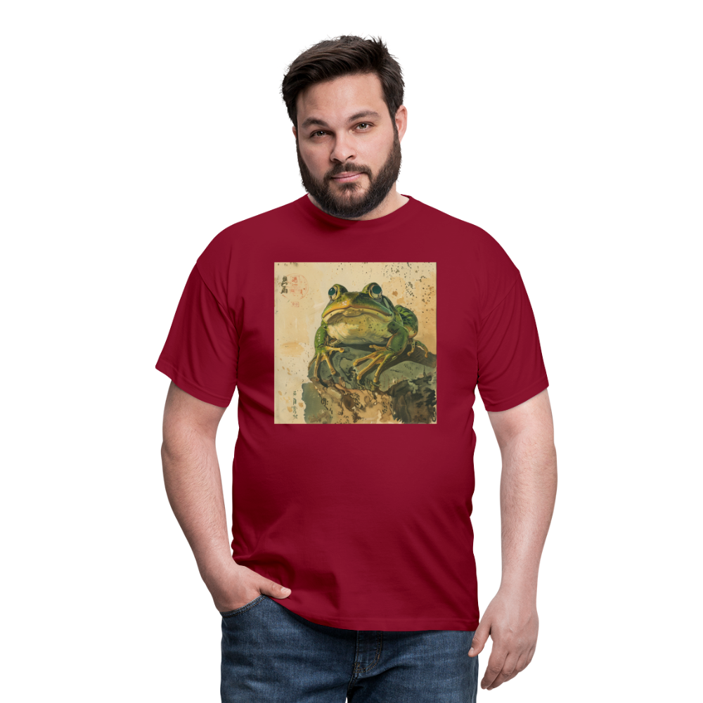 Grodan i Skymningen, T-shirt herr - tegelröd