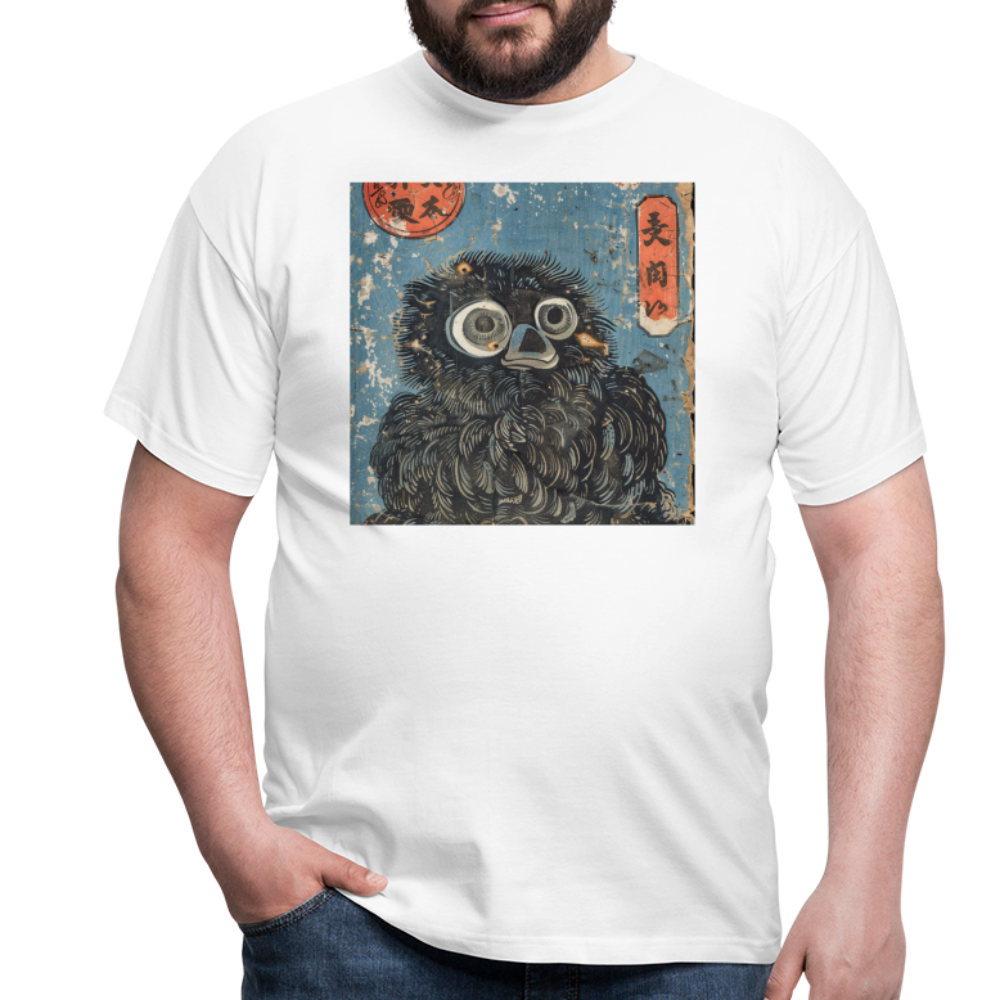 Denimiko, T-shirt herr - vit