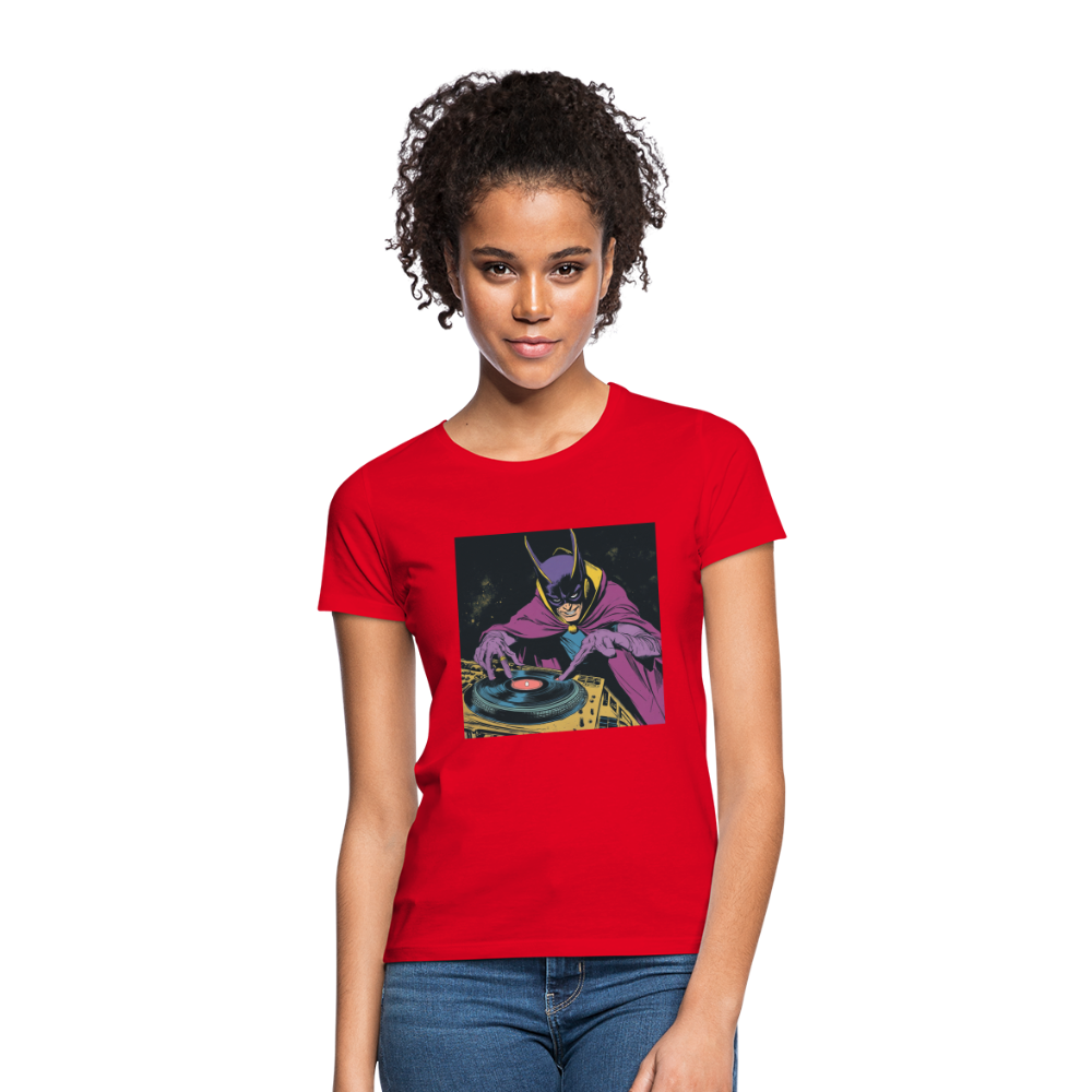 Purple Pulse, T-shirt dam - röd