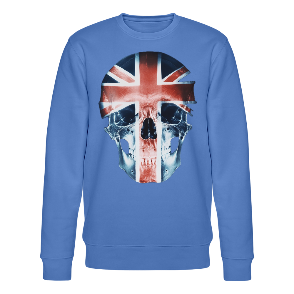 God Save the Skull, Ekologisk sweatshirt CHANGER unisex från Stanley/Stella - blå