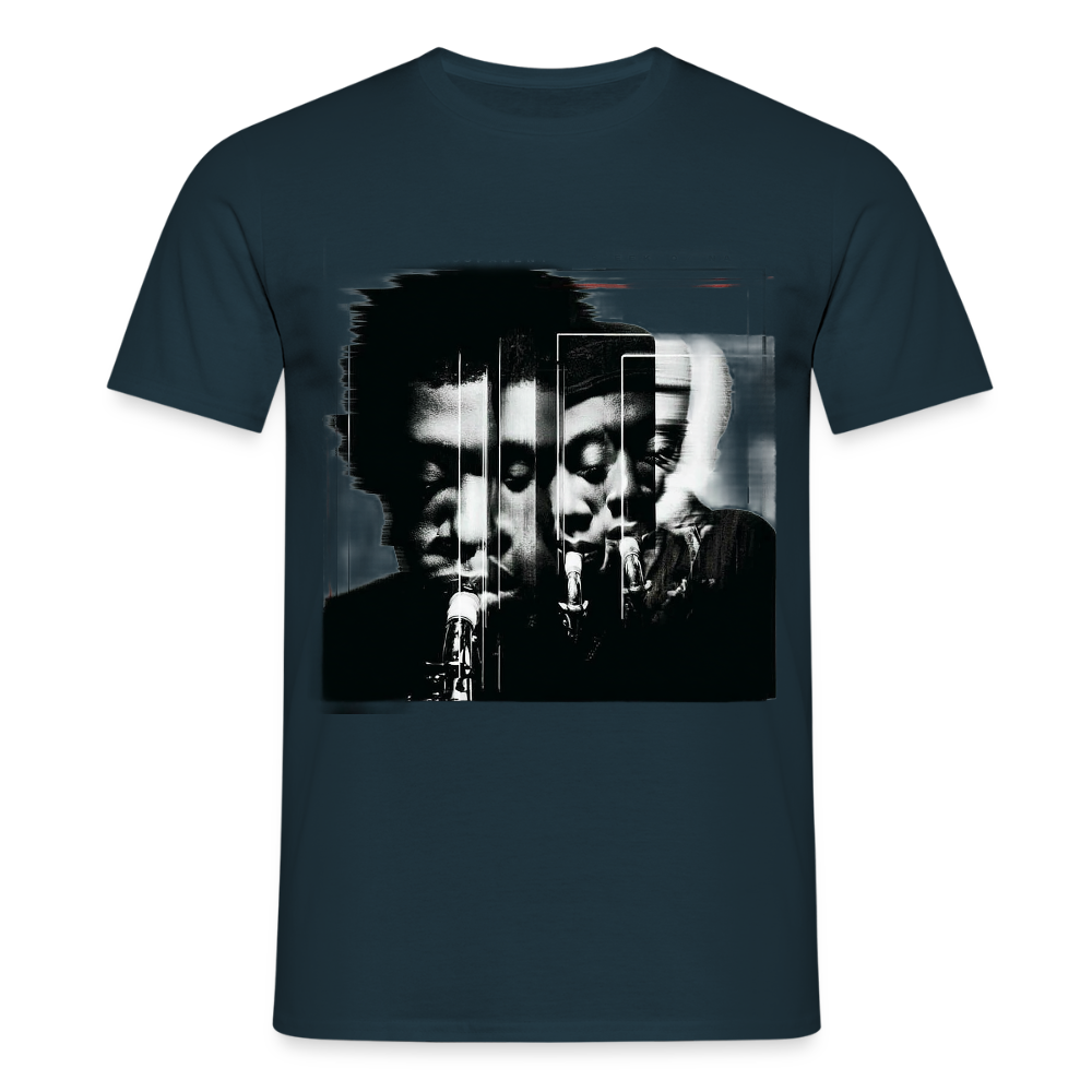 Between Breaths, T-shirt herr - marinblå