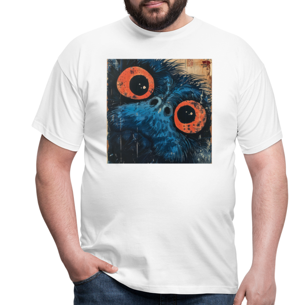 Den blå vännen, T-shirt herr - vit