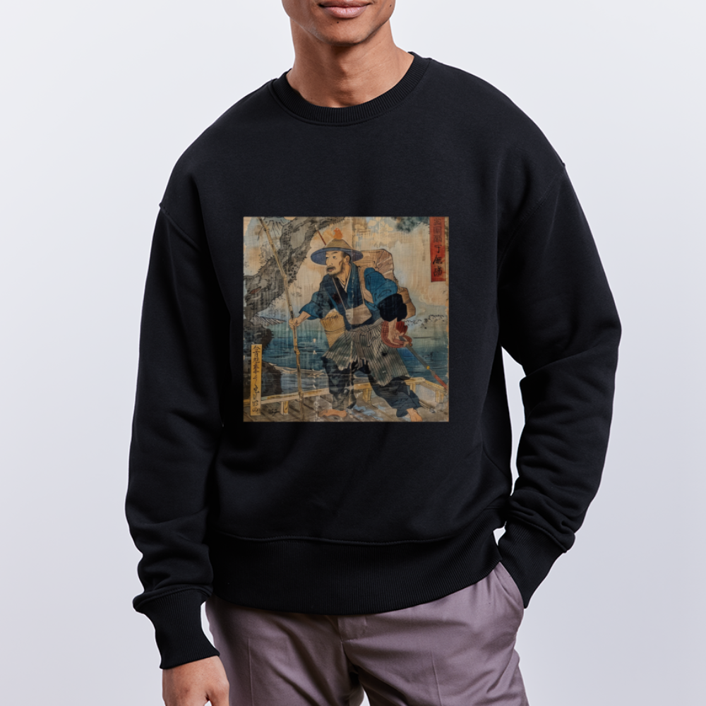 Fiskaren som bytte karriär, Ekologisk oversizetröja RADDER unisex från Stanley/Stella - svart