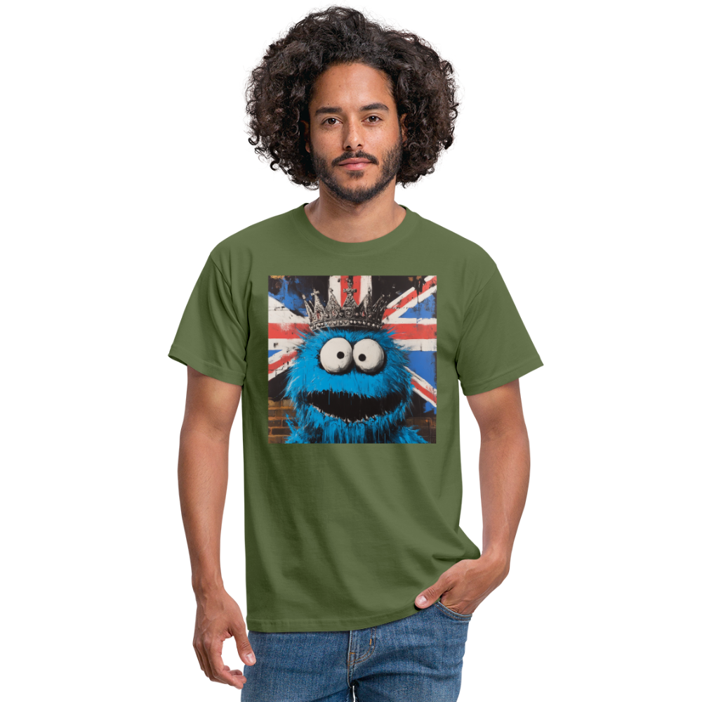 Monsters & Monarchs, T-shirt herr - Militärgrön