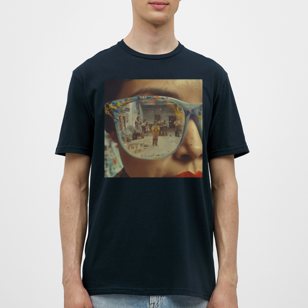 Reflektioner av Anderna, T-shirt herr - marinblå