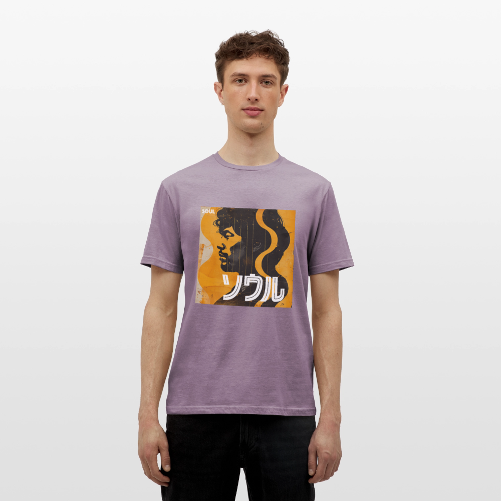 Nippon Grooves, T-shirt unisex - lilagrå