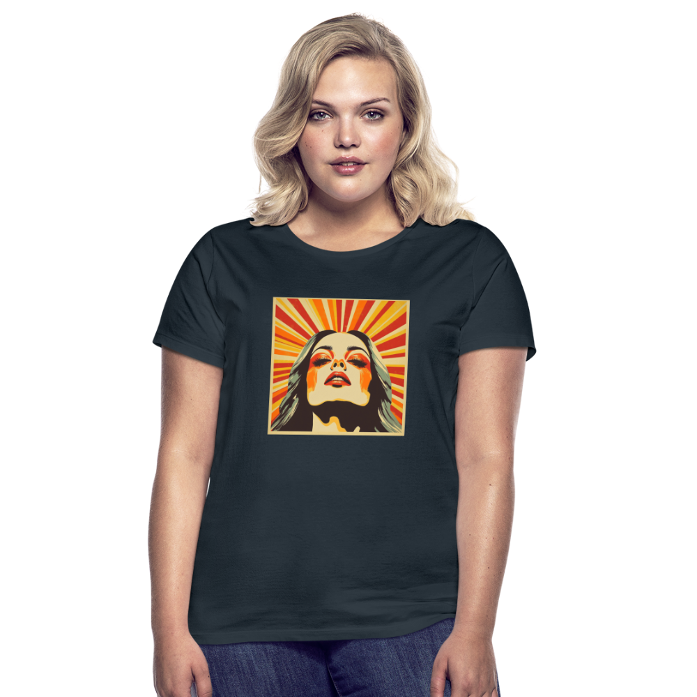 Sun Girl, T-shirt dam - marinblå