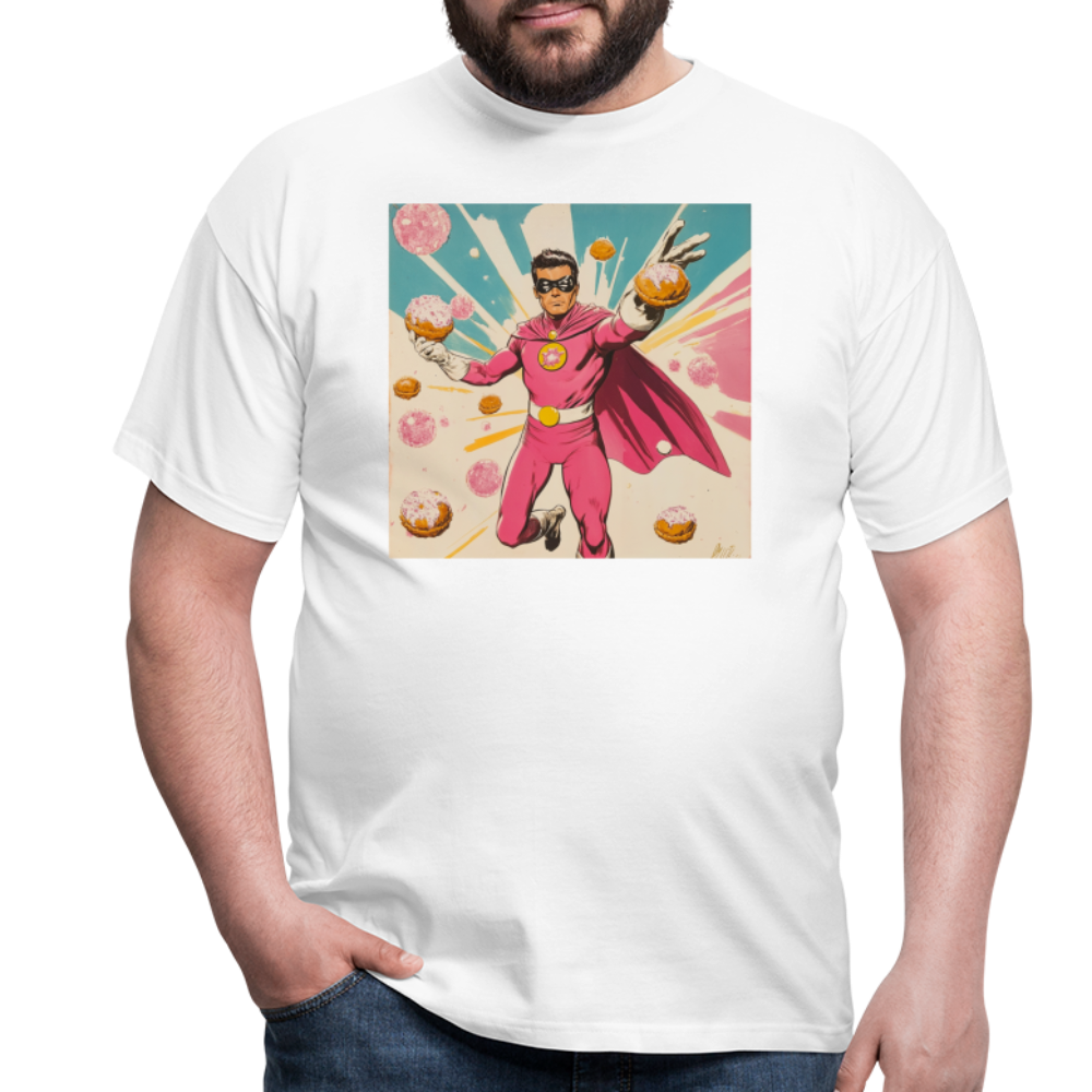 Frosting-Fury, T-shirt herr - vit