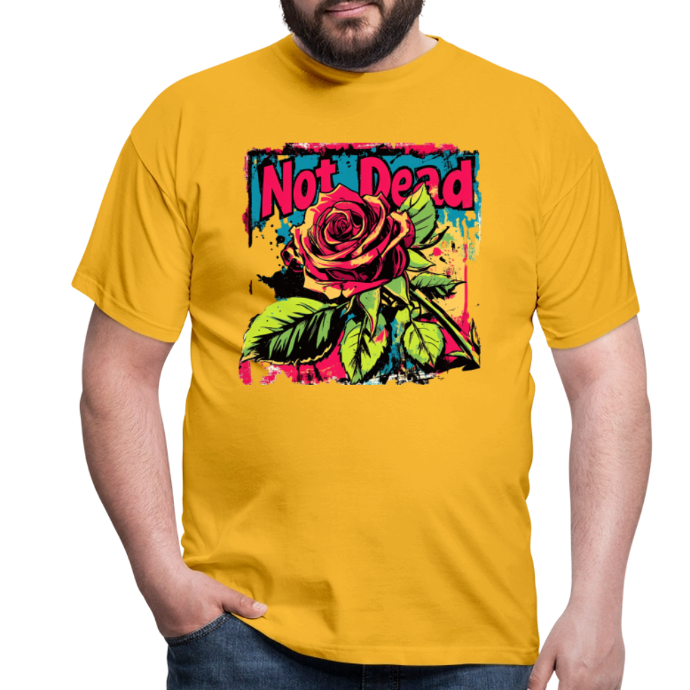 Den Eviga Rosen, T-shirt herr - gul