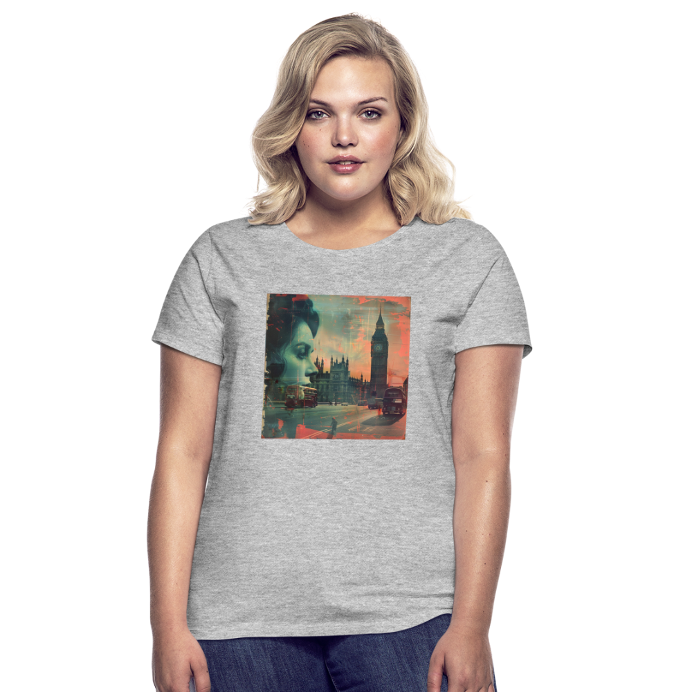 The Beat of London, T-shirt dam - gråmelerad