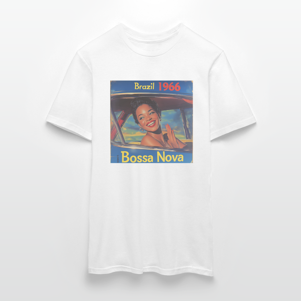 Isabela Costa, brazil 1966, T-shirt herr - vit