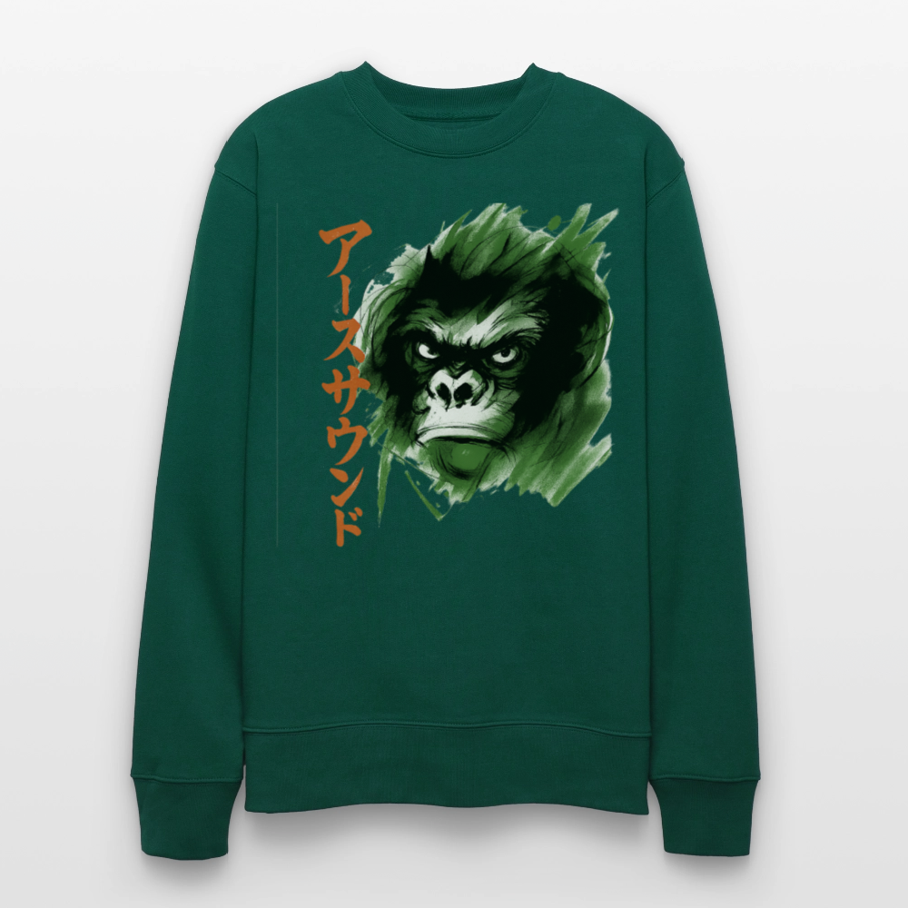 Earth Sound, Ekologisk sweatshirt CHANGER unisex från Stanley/Stella - skogsgrön