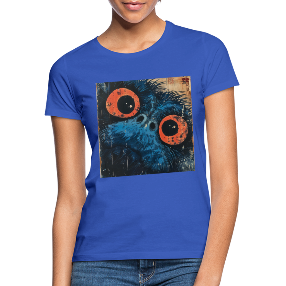 Den blå vännen, T-shirt dam - royalblå