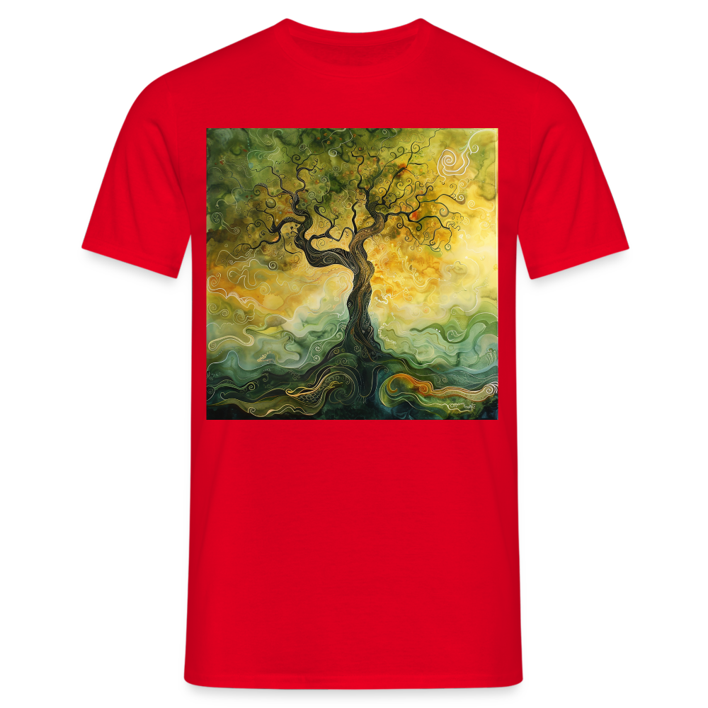 Trädets visdom, T-shirt herr - röd