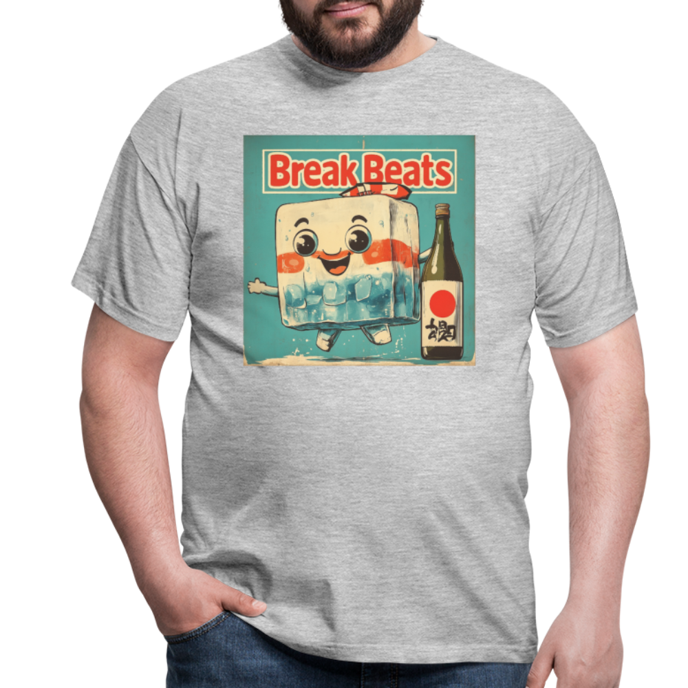 Nippon Break Beats, T-shirt herr - gråmelerad