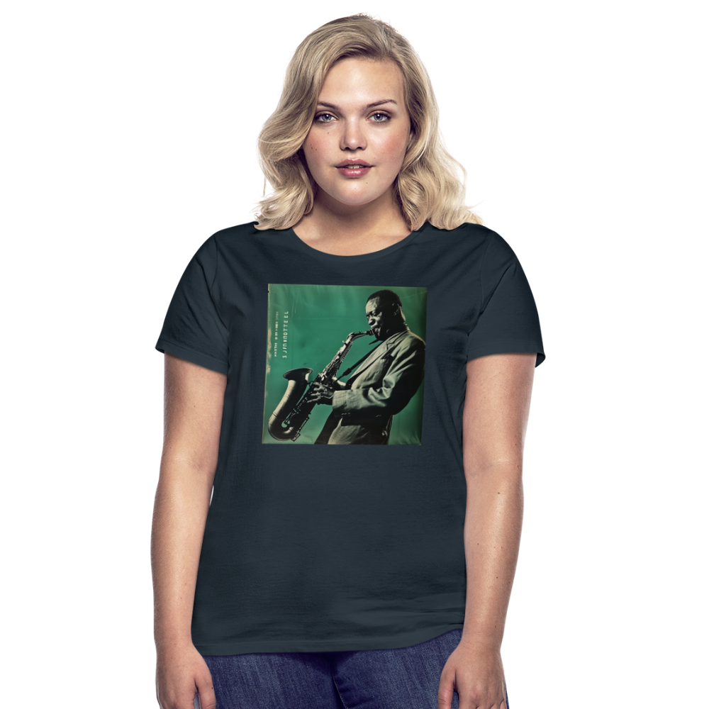Nattens Toner i New York, T-shirt dam - marinblå
