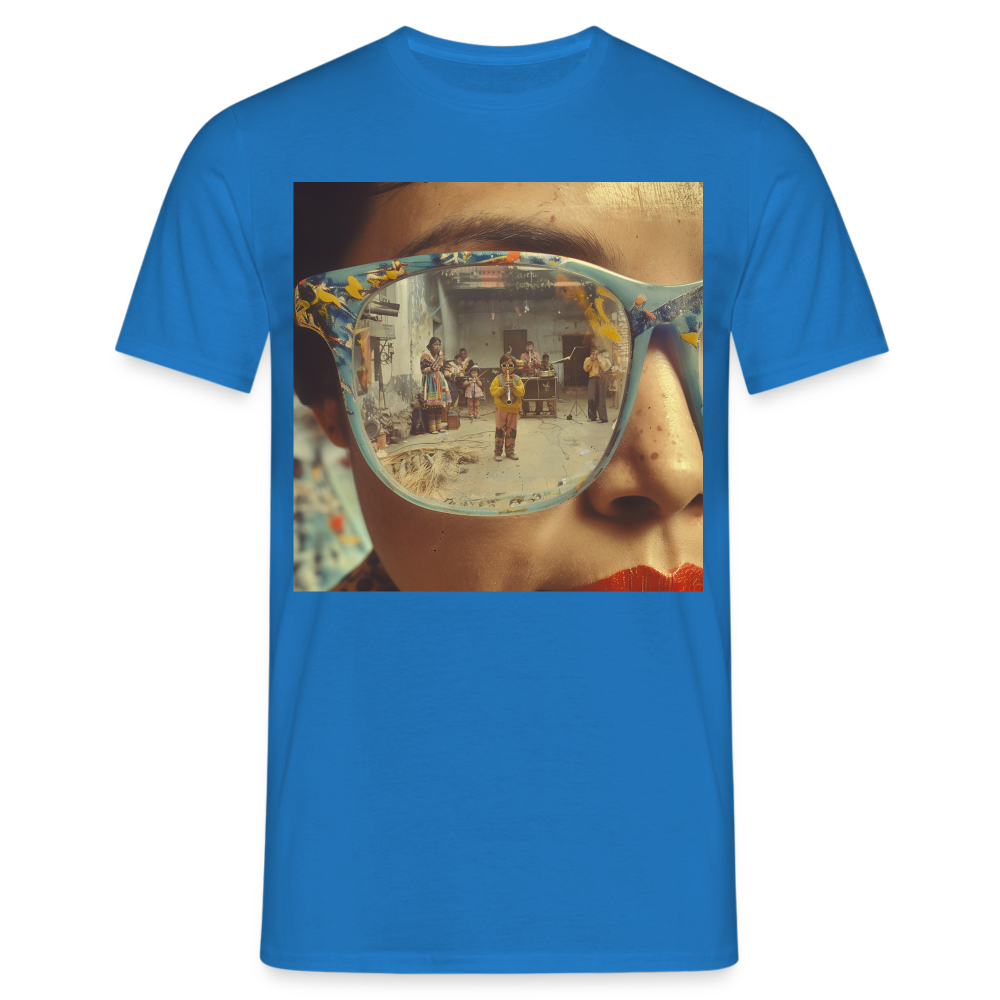 Reflektioner av Anderna, T-shirt herr - kungsblå