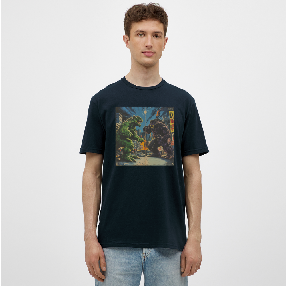Kampen vid Solnedgången, T-shirt herr - marinblå