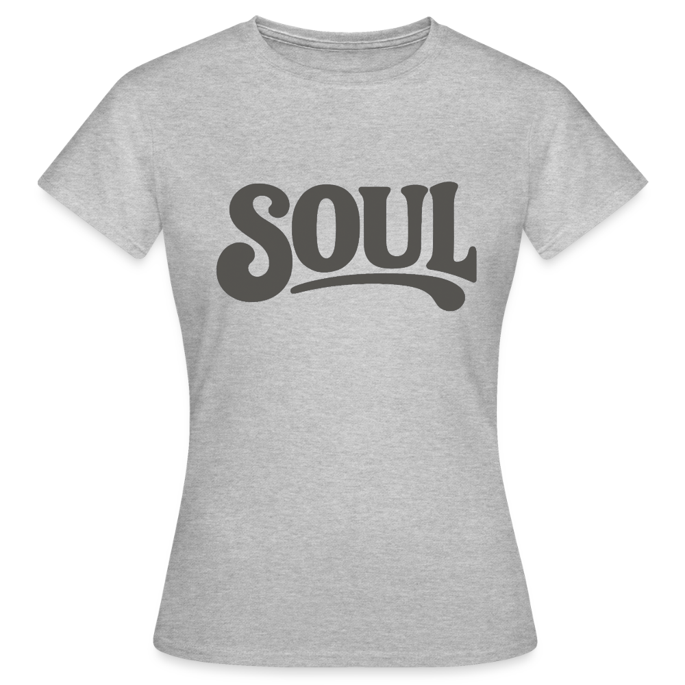 All About Soul, T-shirt dam - gråmelerad