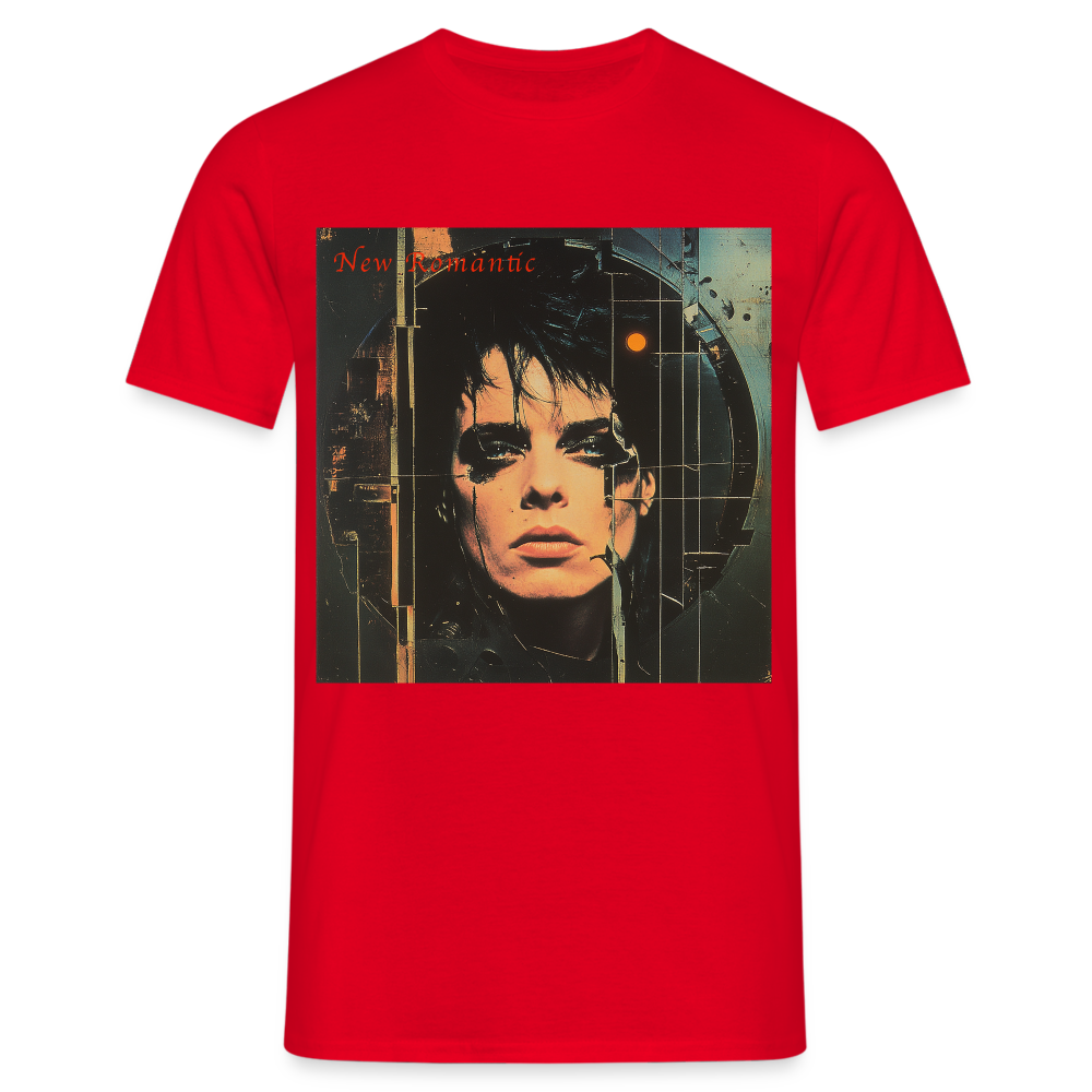 New Romance, T-shirt herr - röd