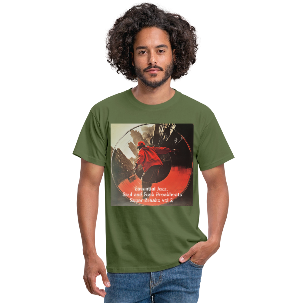 Super Breaks vol 2, T-shirt herr - Militärgrön