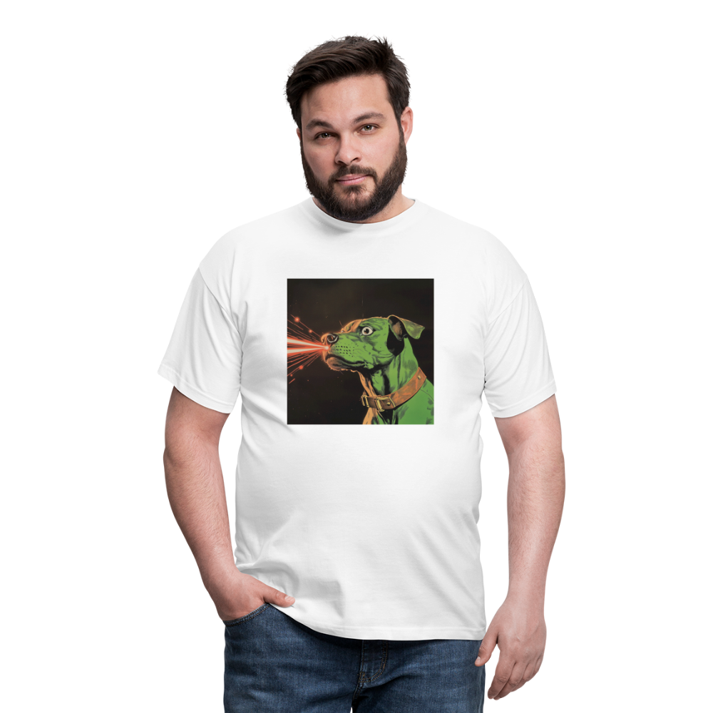 Strålhunden, T-shirt herr - vit
