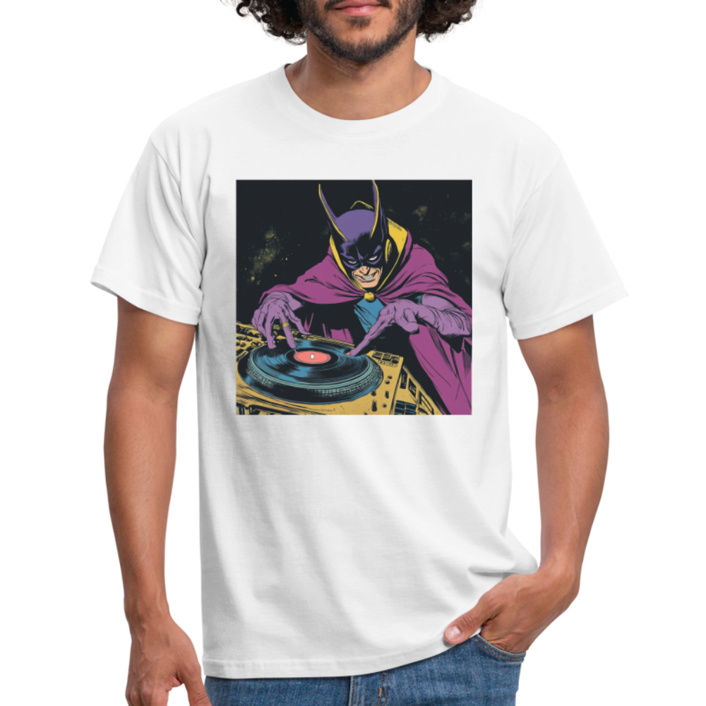 Purple Pulse, T-shirt herr - vit