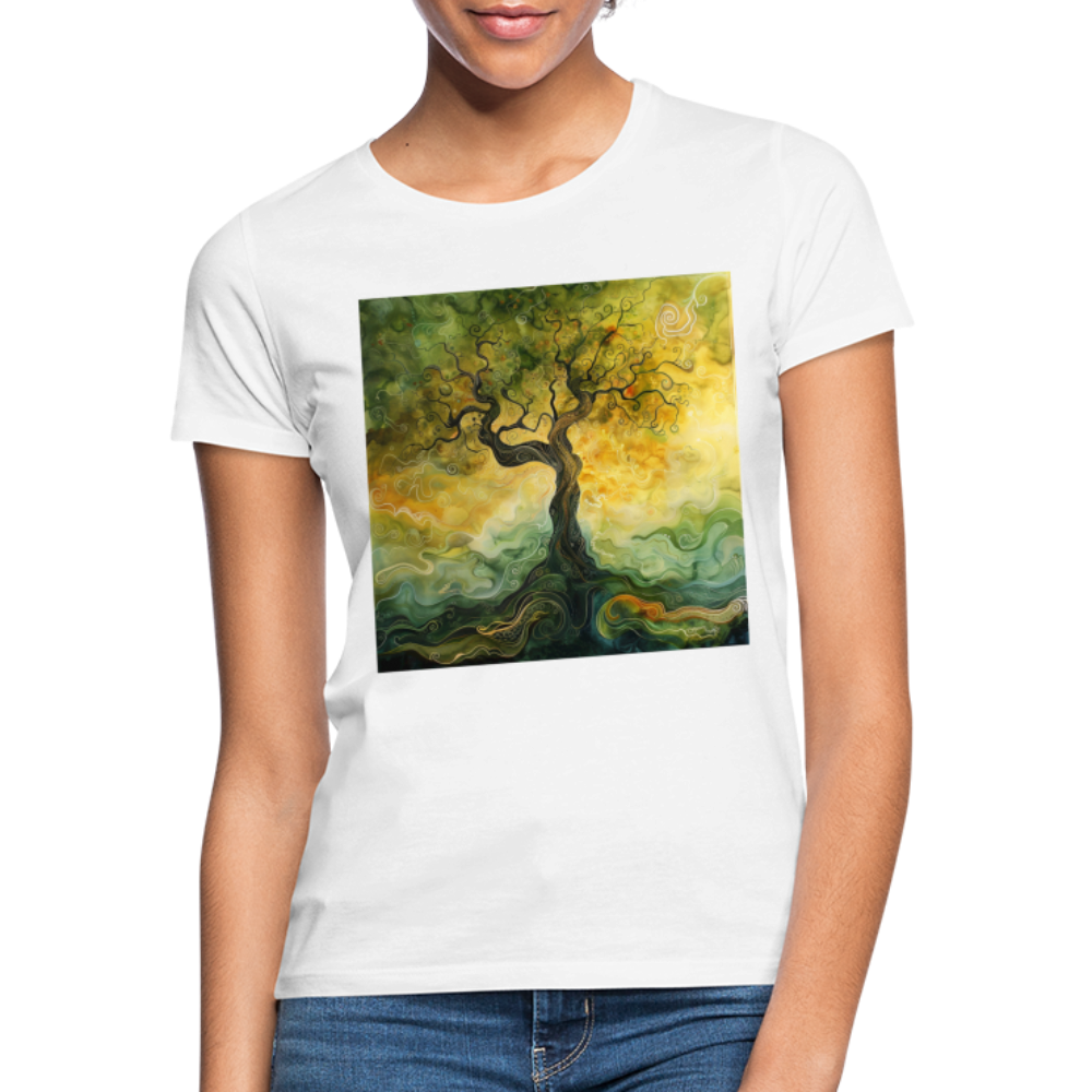 Trädets visdom, T-shirt dam - vit