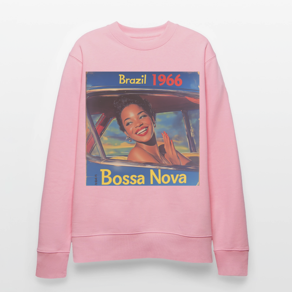 Isabela Costa, brazil 1966, Ekologisk sweatshirt CHANGER unisex frÄn Stanley/Stella - ljusrosa