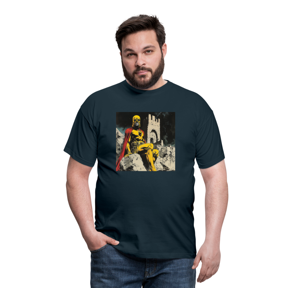 Orkalon, T-shirt herr - marinblå
