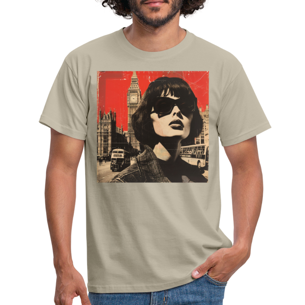 T-shirt herr - sandbeige