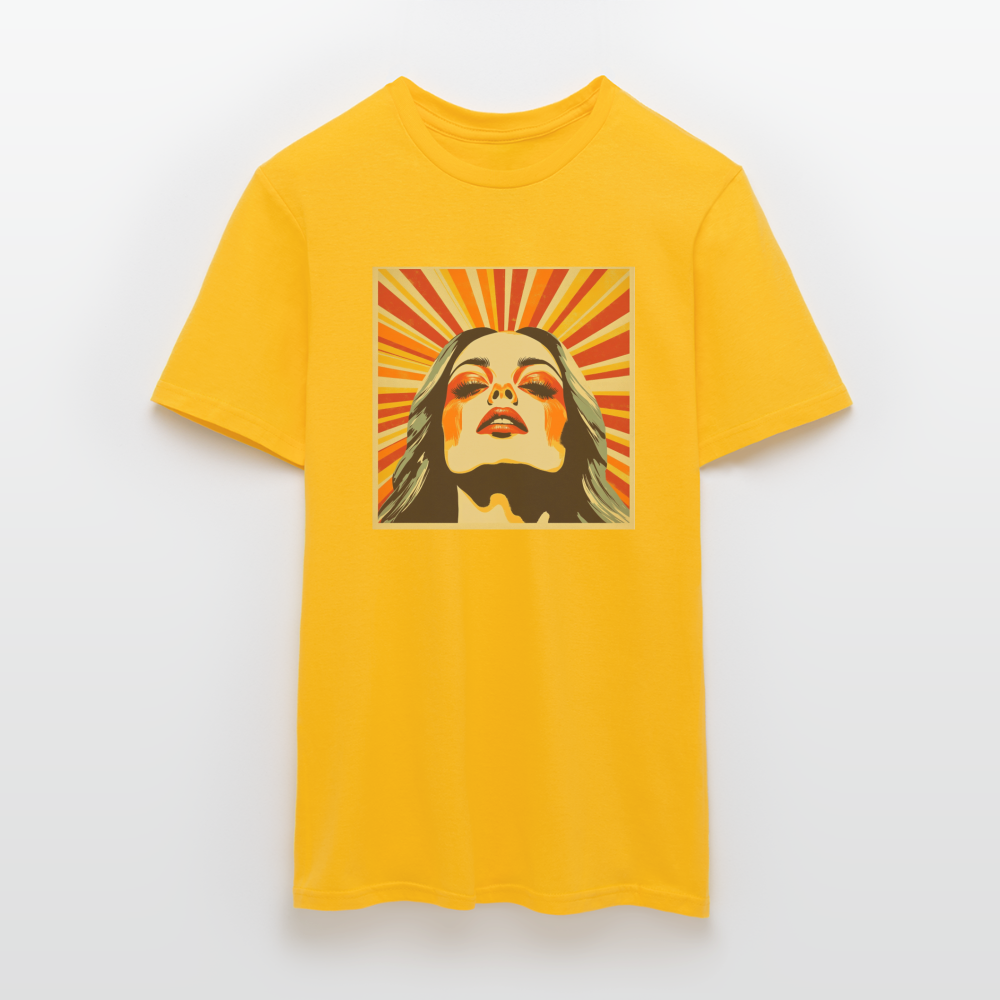 Dagens Första Strålar, T-shirt herr - gul